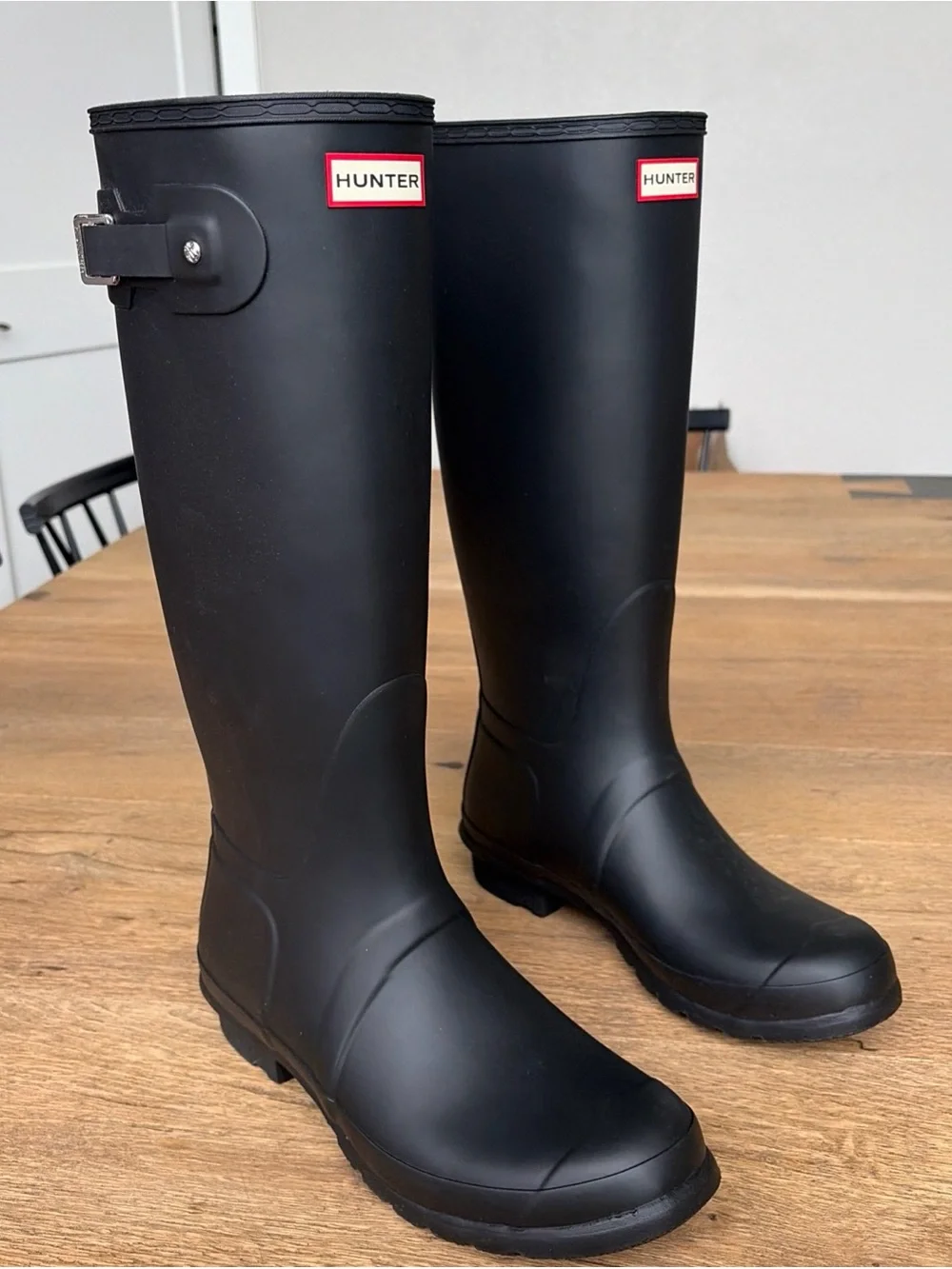 Hunter Original Tall Waterproof Rain Boots for Men - Black